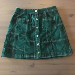 Urban outfitters plaid skirt